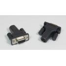 PS2F Mouse to DB9F Serial port Adapter PS2 MiniDin 6 Black