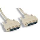 3FT DB25 Male to Male 25 Pin Serial Cable