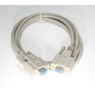 Serial Null Modem Cable 6FT DB9F DB9F