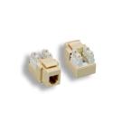 Phone RJ-11 RJ-12 KEYSTONE JACK IVORY