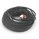 3.5mm STEREO JACK M to Dual RCA M 50FT Cable