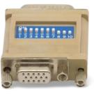 MAC SYSTEM DB15-M to HD15-F VGA 10-Switch Adapter