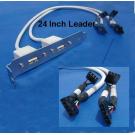 USB PORT DUAL MainBoard Port Universal 24in