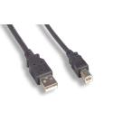 USB 2.0 COMPUTER Cable TYPE A to TYPE B Black 6FT