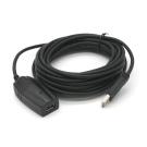 USB 2.0 Active Extension Cable Shielded Type A Male to A Female 16FT Black LED