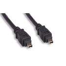 6FT Firewire Cable Black 4PIN 4PIN