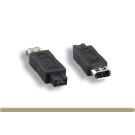 9Pin Male to 6Pin Female Adapter Firewire 1394b to 1394a Bilingual