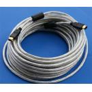 20M Firewire Cable Silver 6PIN 6PIN