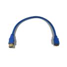 USB 3.0 SuperSpeed Micro-B Cable 1FT Blue