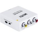 Composite RCA to HDMI Adapter Box Up Scaler 1080P with Power Supply